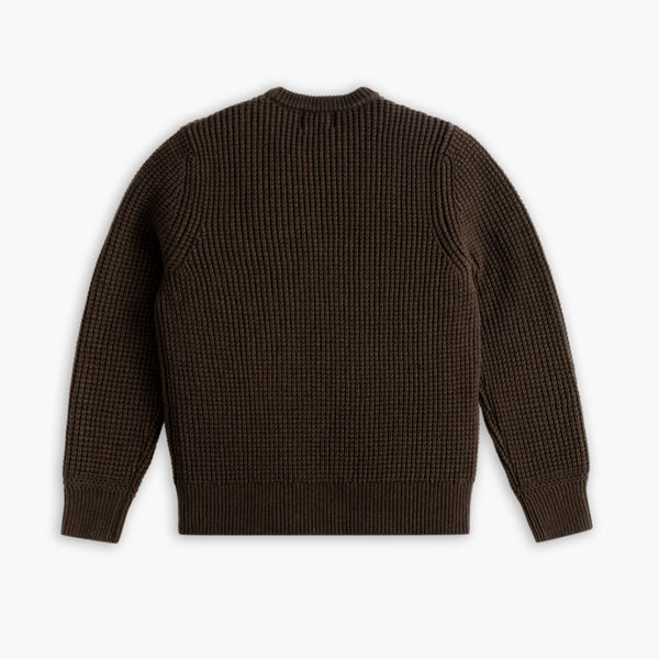 Highland Sweater | Cocoa — rear view