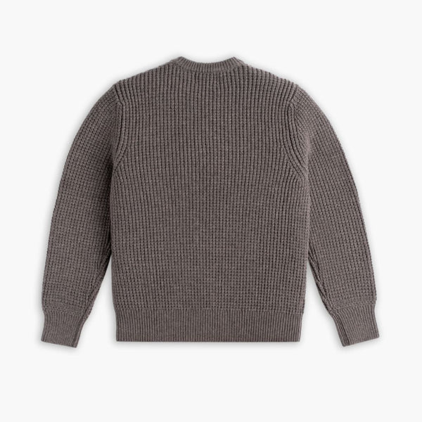 Highland Sweater | Driftwood — rear view