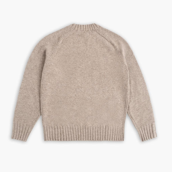 Lodge Sweater | Oatmeal — rear view