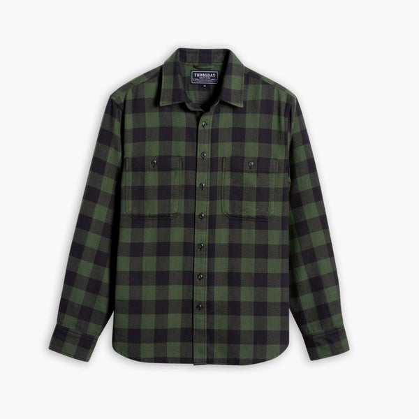 Buffalo Check Hemd | Immergrün