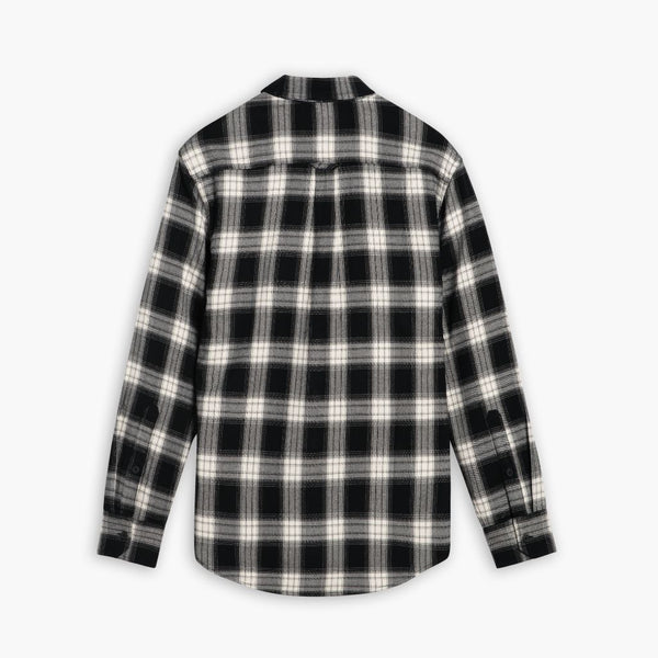 Forever Flannel Shirt | Black & Cream