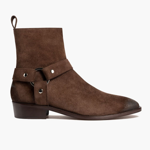 Harness | Dark Brown Suede