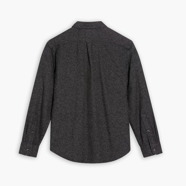 Summit Flanellhemd | Schwarzes Fischgrätmuster