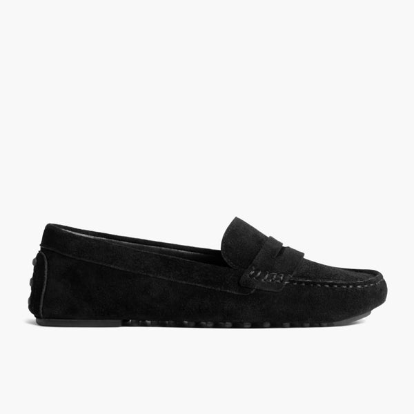 Driving Loafer | Schwarzes Wildleder