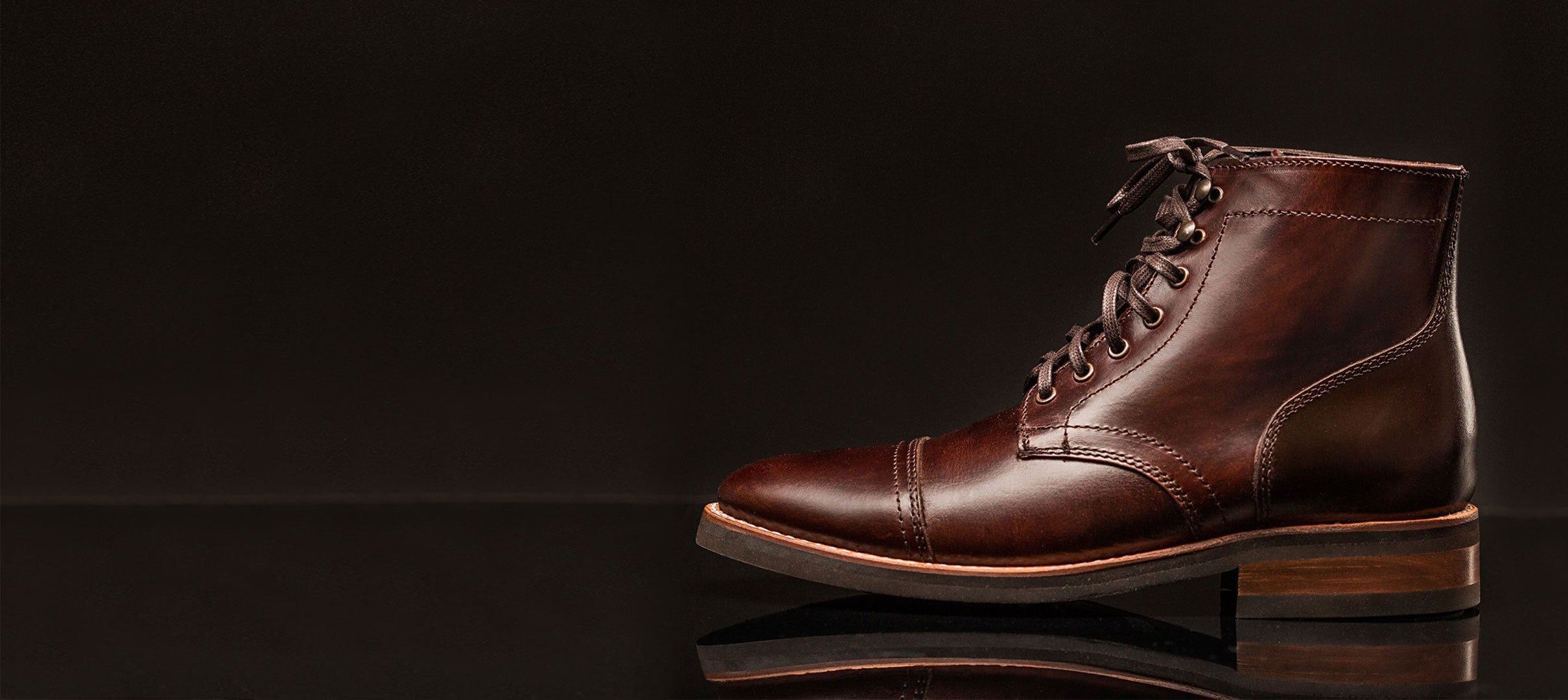 "The classic silhouette of the Captain is what makes these boots so versatile, but it's the attention to detail that makes them perfect."