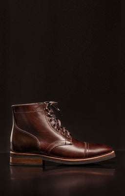 "The classic silhouette of the Captain is what makes these boots so versatile, but it's the attention to detail that makes them perfect."
