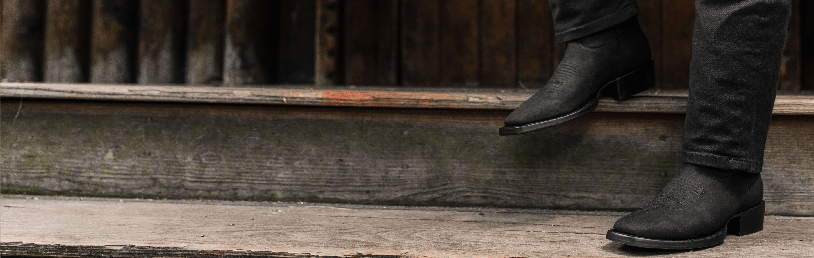 black dress cowboy boots men Cowboy Dress Boots main image 1