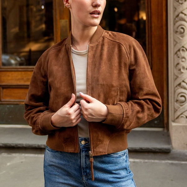 Bomber Jacket | Cinnamon — product photo