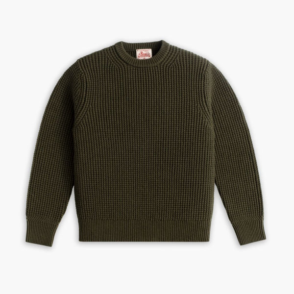 Highland Sweater | Olive — front view