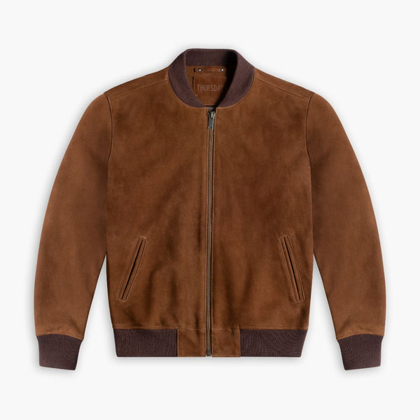 Bomber Jacket | Cinnamon — front view