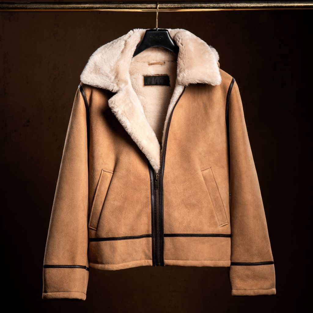 【PORTERNA】Bronn shearling leather jacket PORTERNA】Bronn shearling leather jacket