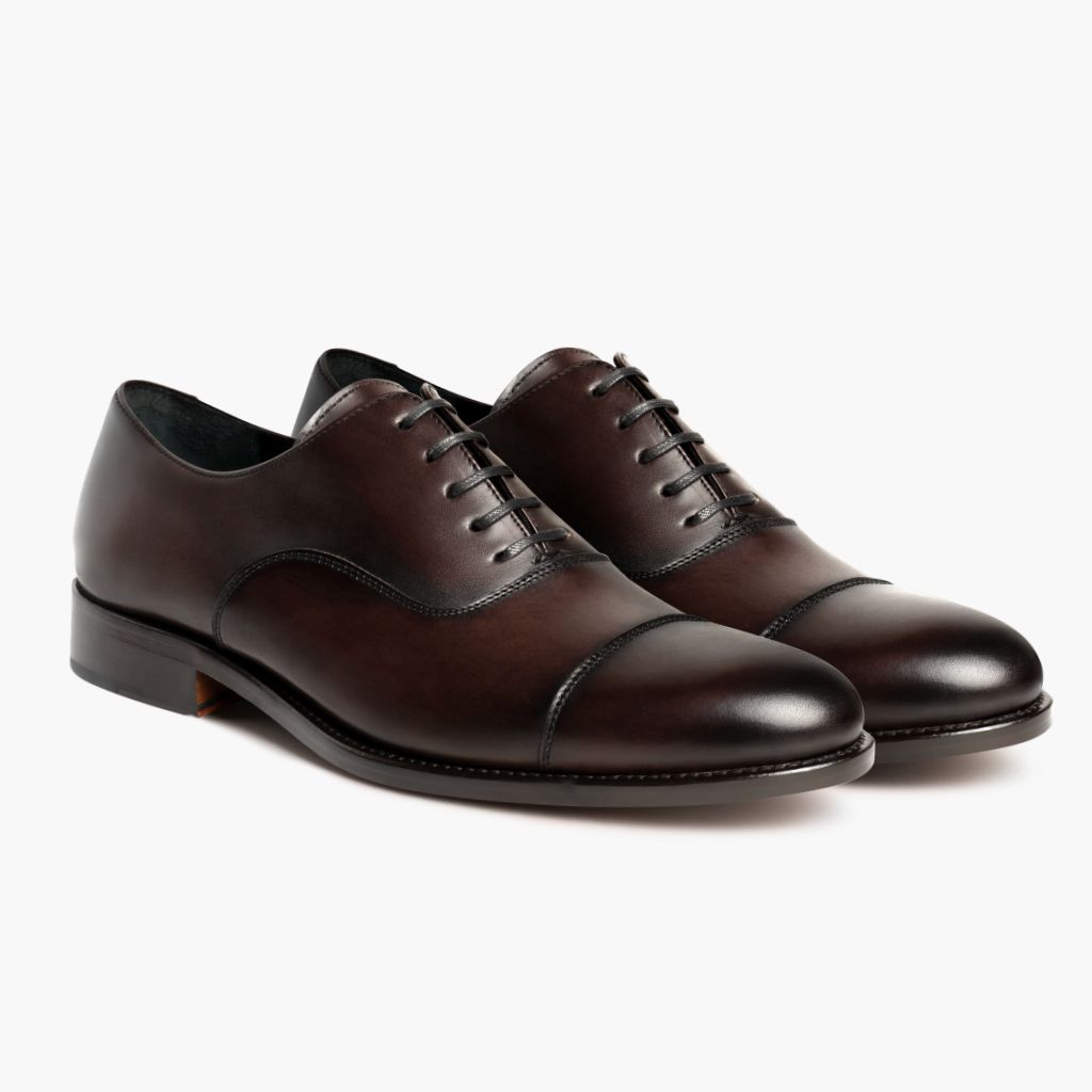 Men's Chairman Dress Shoe In Chocolate Brown Leather - Thursday