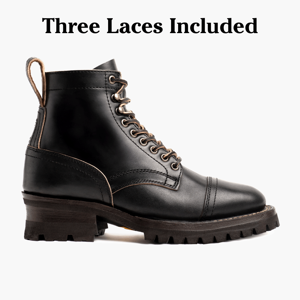Men's Challenger Boot In Black x Natural Teacore Leather - Thursday Men's Challenger Boot In Black x Natural Teacore Leather - Thursday