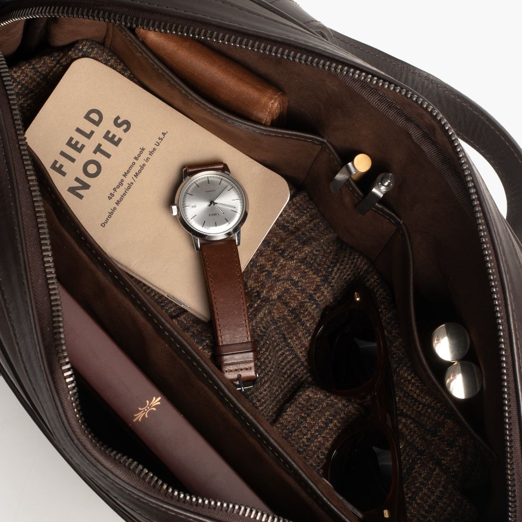 Men's Commuter Messenger Bag in Brown 'Old English' Leather Thursday