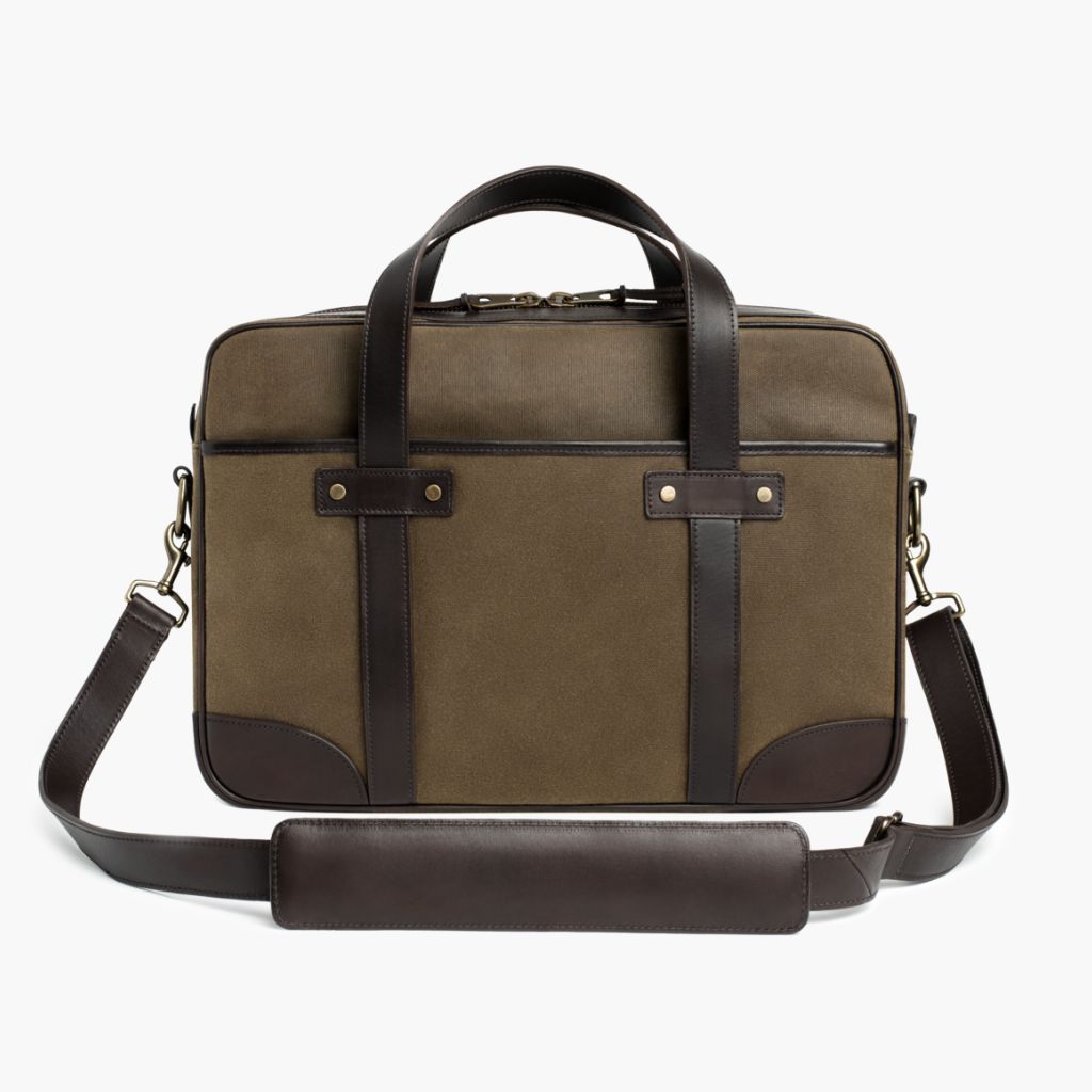 Mens canvas briefcase sale