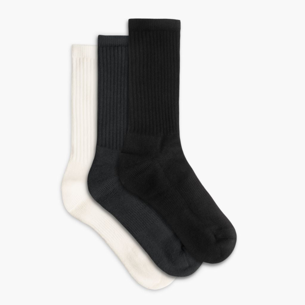 Women's Cotton Crew Sock Essential Neutrals 3-Pack - Thursday