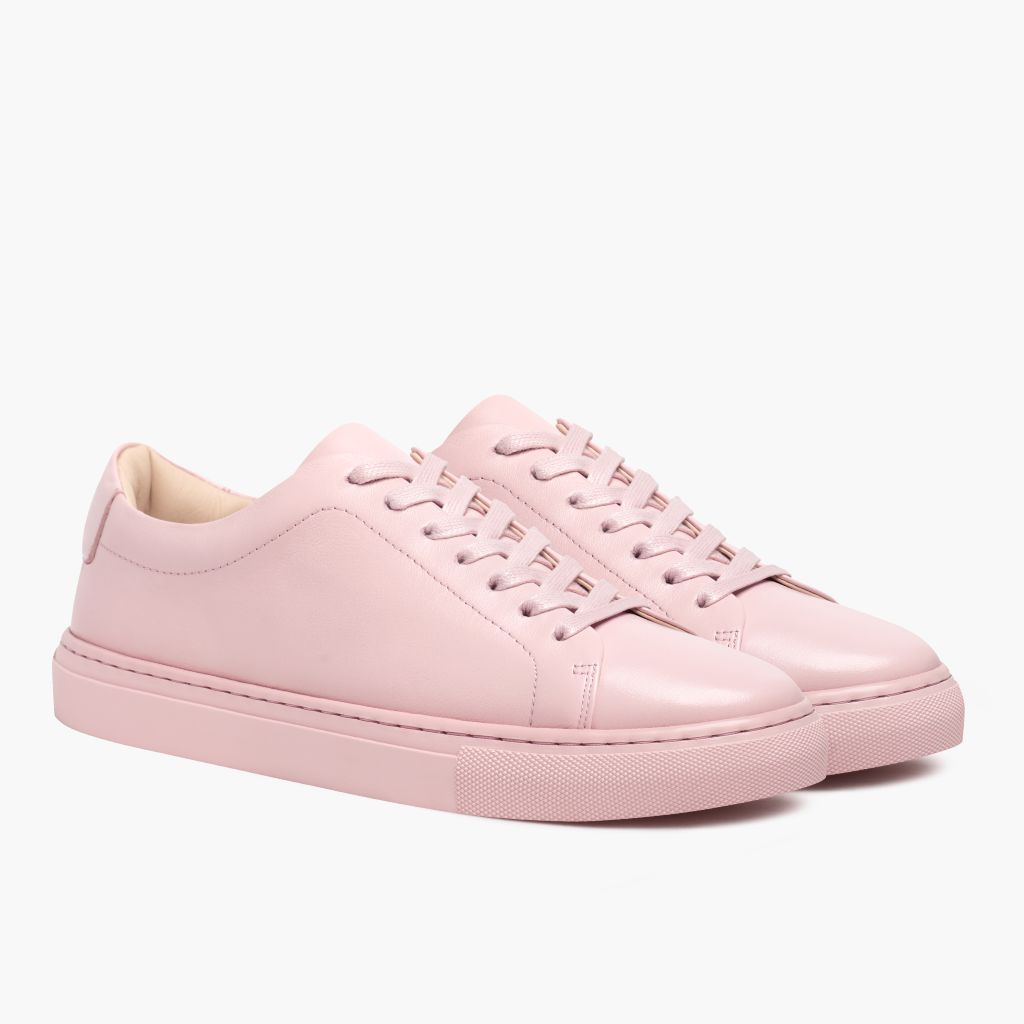 Women's Encore Low Top Sneaker In Pink 'Bubble Gum' Leather Thursday