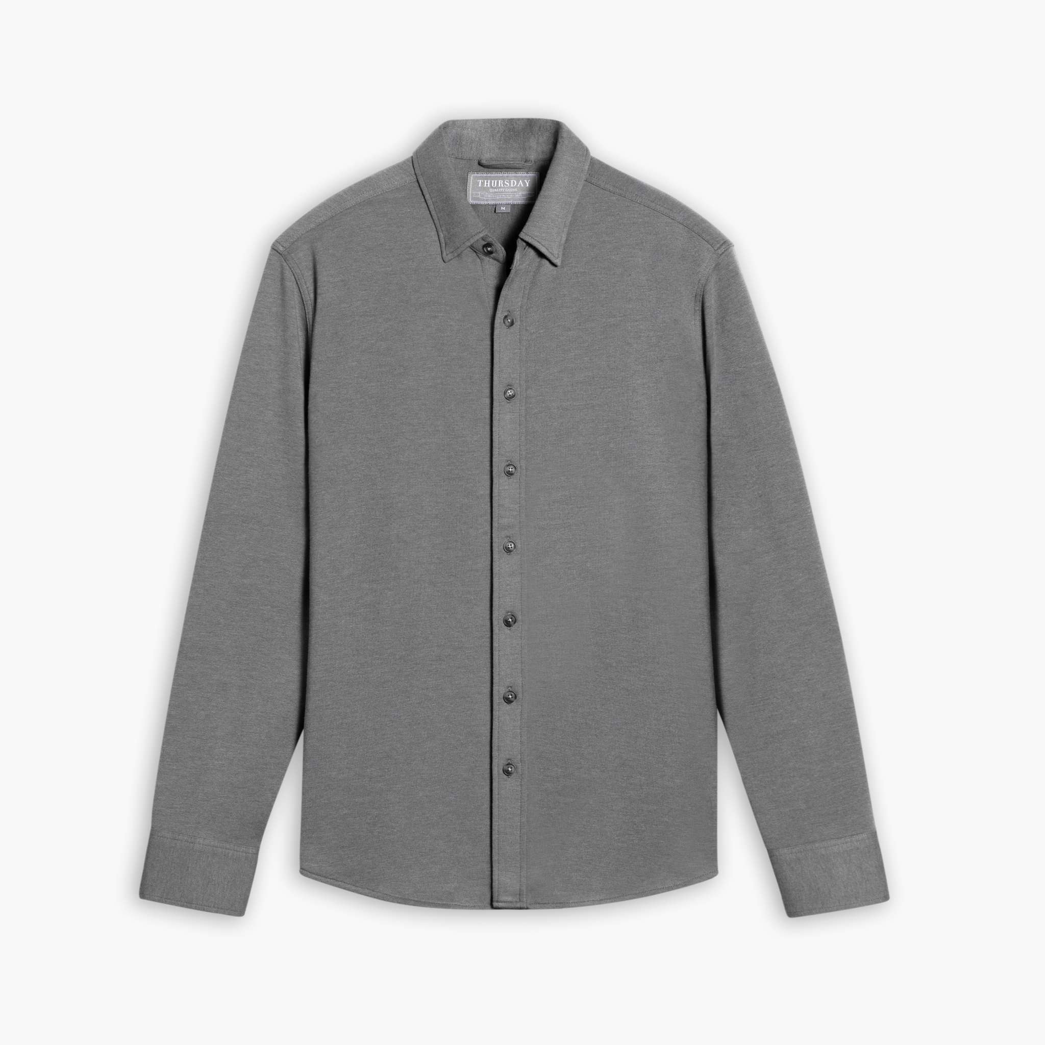 Everyday Button-Down Shirt Grey - Main Image