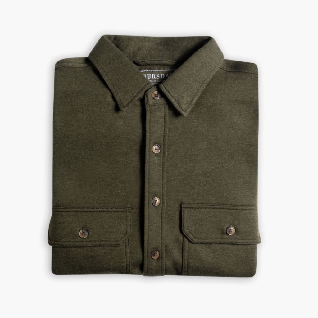 green emerald velvet dress Hisdern Men's Micro Twill Dark Green Shirt Formal Wear Regular Fit with Pocket 3XL main image 1