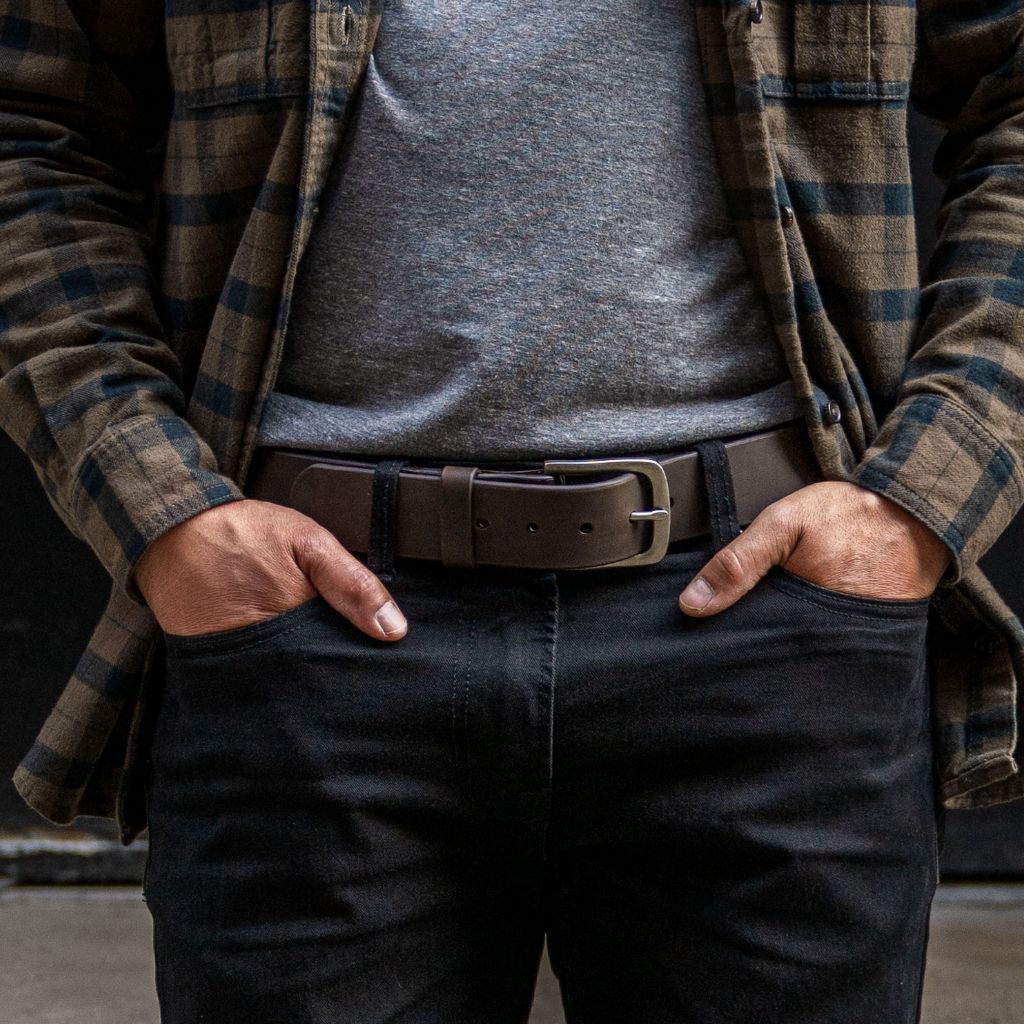 tobacco colored belt Men's Heritage Leather Belt