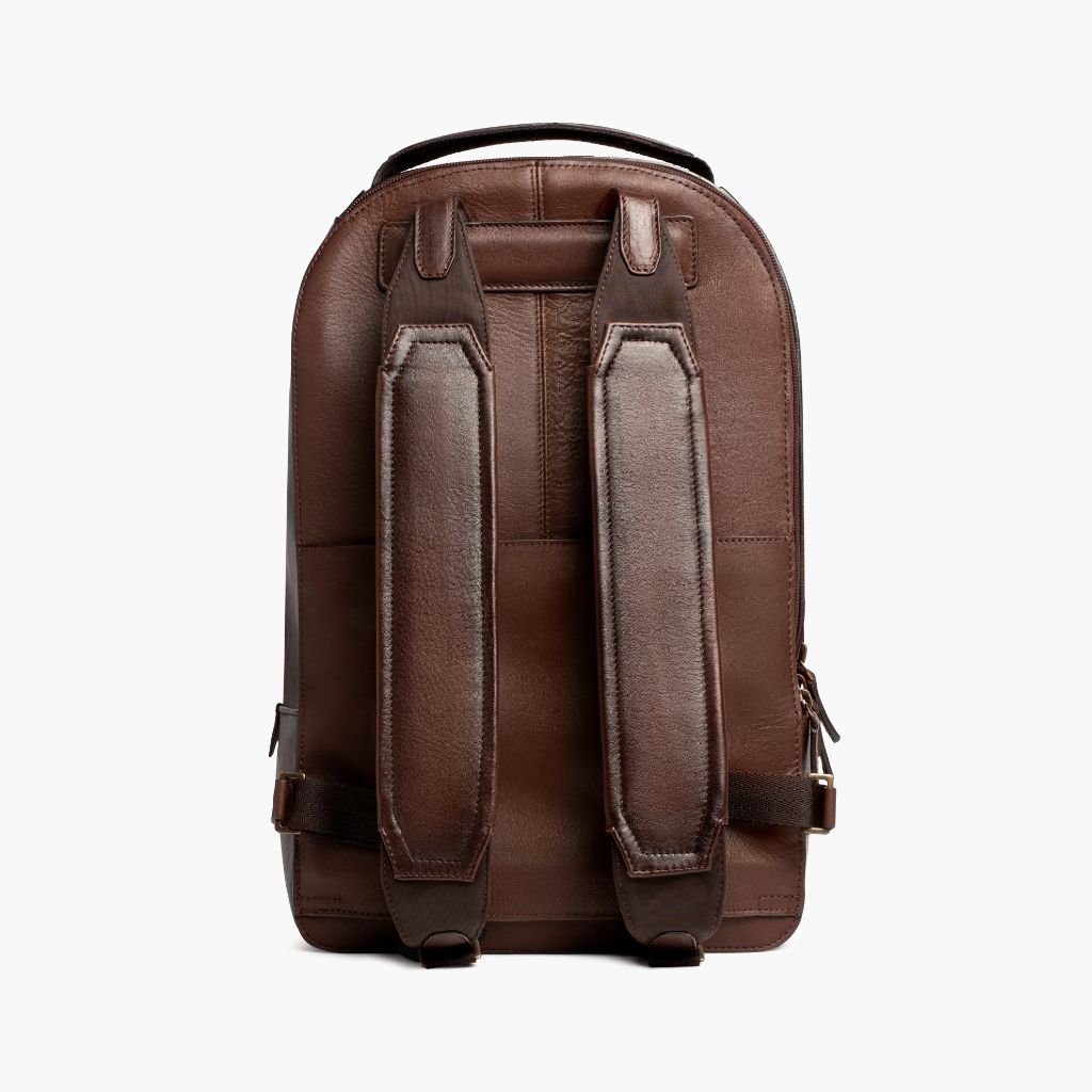 Men's Perfecto Backpack in Brown 'Toscanello' Leather Men's Perfecto Backpack in Brown 'Toscanello' Leather