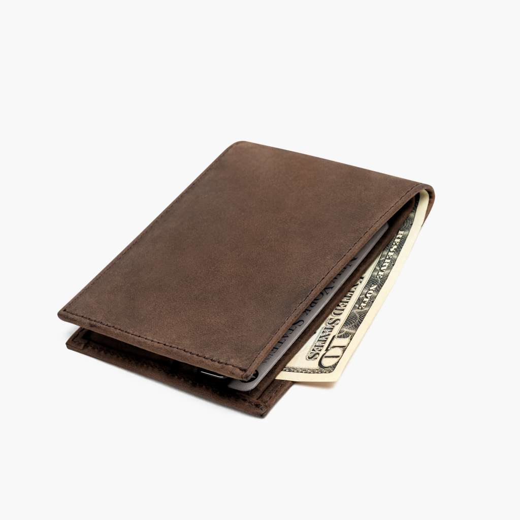 Minimalist Bifold Wallet in Burnt Copper - Thursday Boot Company