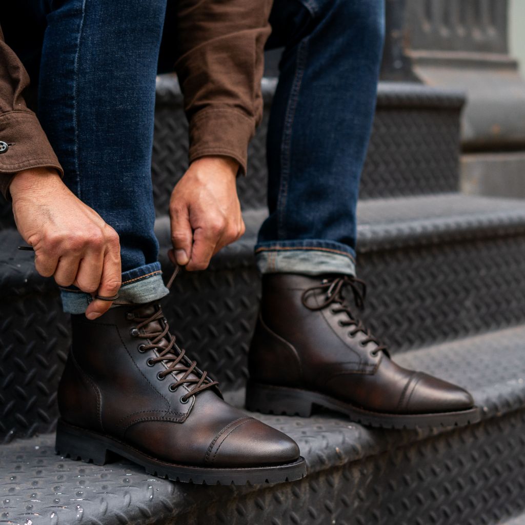 Men's StormKing® Captain Lace-Up Boot In Black Coffee - Thursday