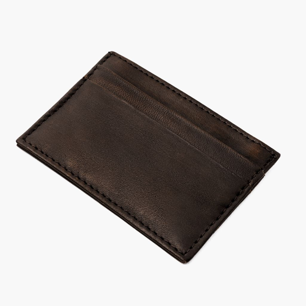 Minimalist Leather Card Holder in Greyby Thursday Boot Company