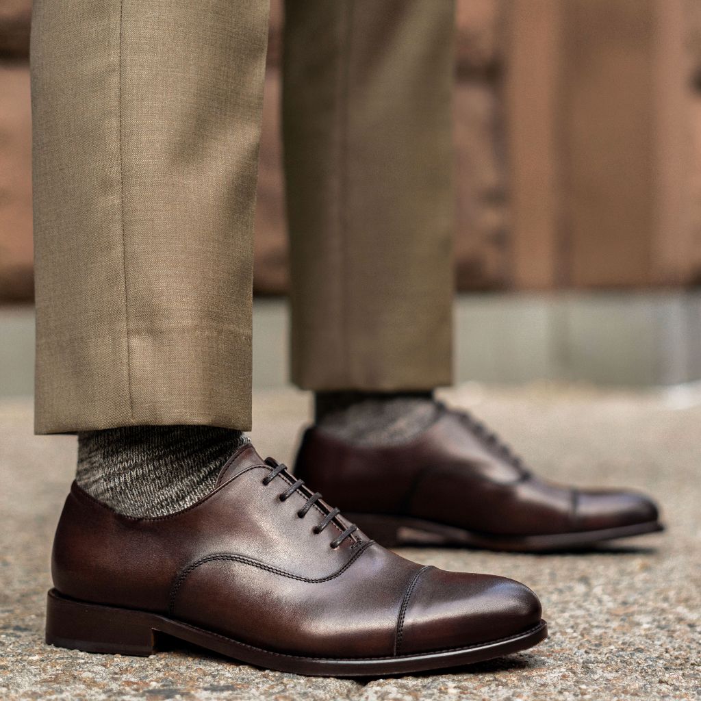 Men's Chairman Dress Shoe In Chocolate Brown Leather - Thursday Men's Chairman Dress Shoe In Chocolate Brown Leather - Thursday