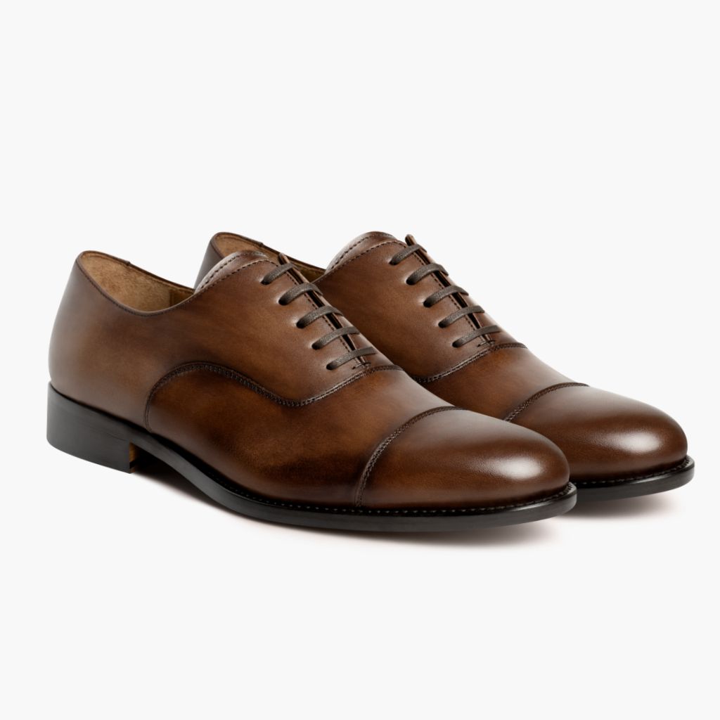 Men's Chairman Dress Shoe In Brown 'Cinnamon' Leather Thursday