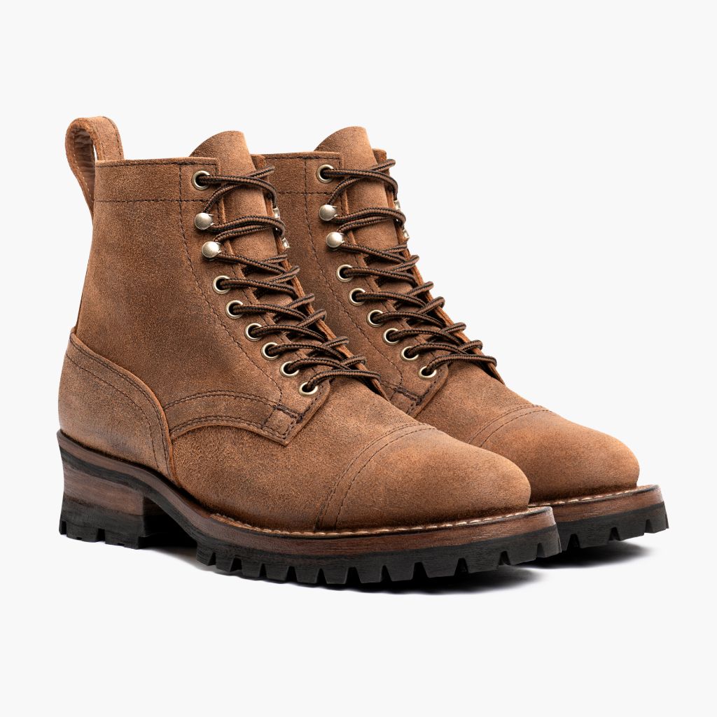 Men's Challenger Boot In Tan 'Badland' Leather - Thursday