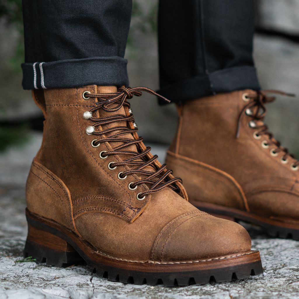 Men's Challenger Boot In Tan 'Badland' Leather - Thursday