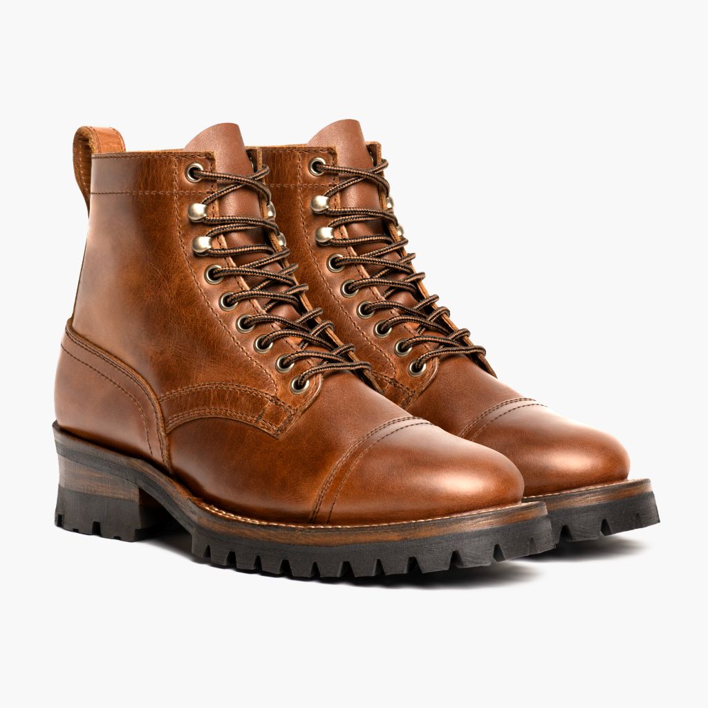 Men's Challenger Boot In Golden Brown Leather - Thursday
