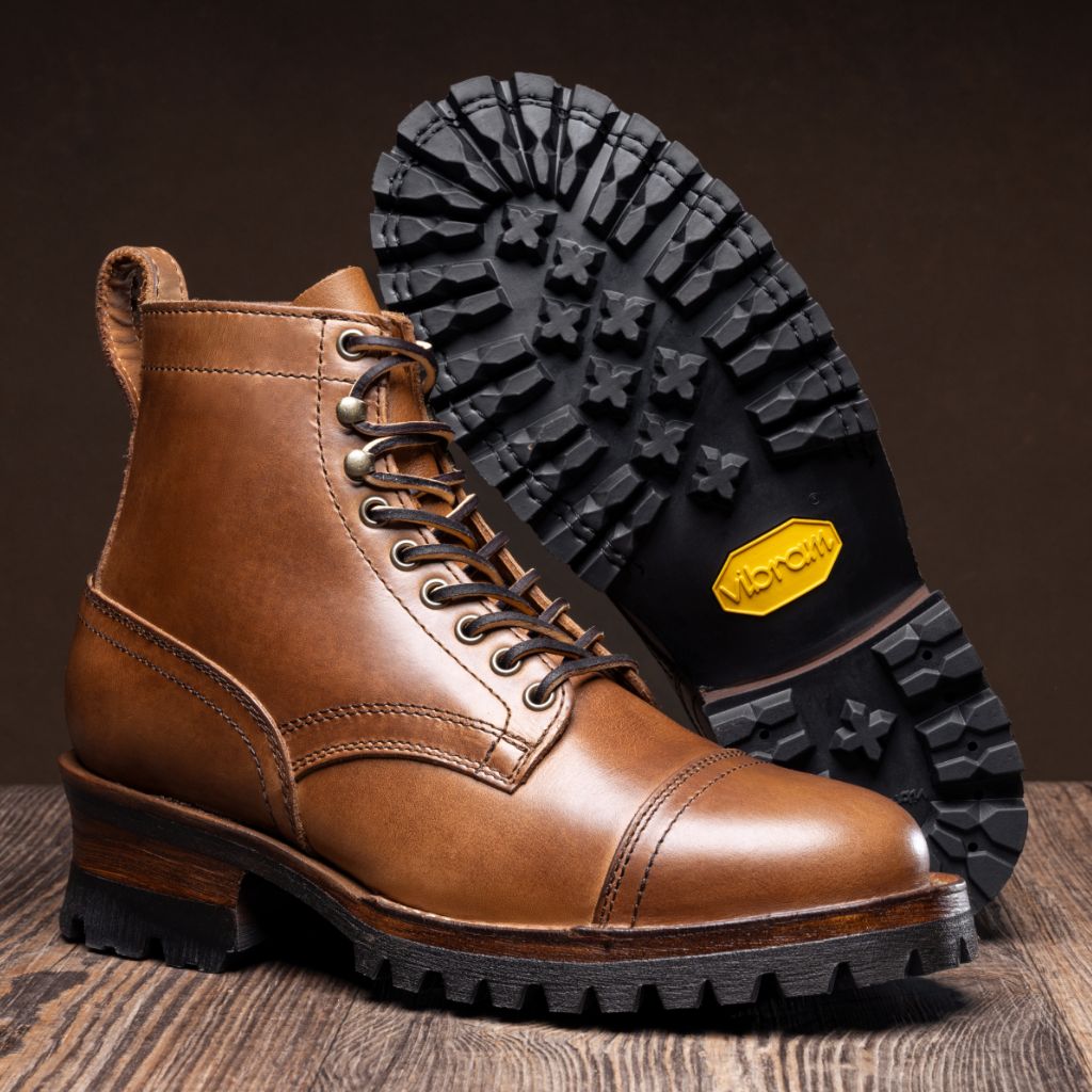 Men's Challenger Boot In Brown Sesame Double Shot Leather - Thursday