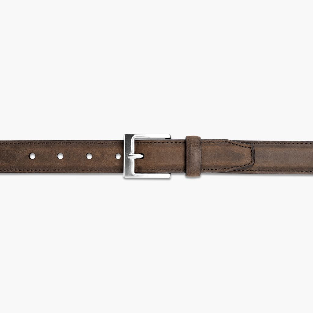 Men's Classic Leather Belt In Tobacco Brownby Thursday Boot Company