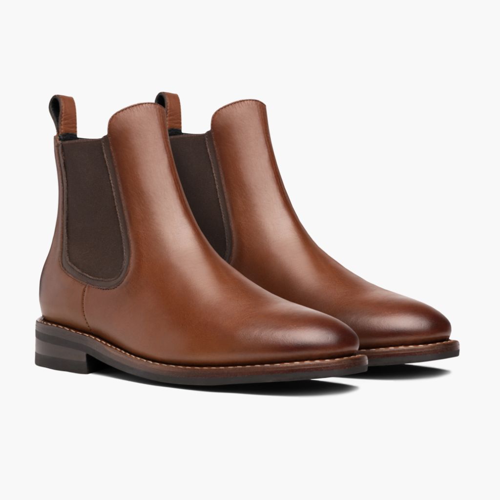 Men's Duke Chelsea Boot In Brandy Leather - Thursday Boot Company