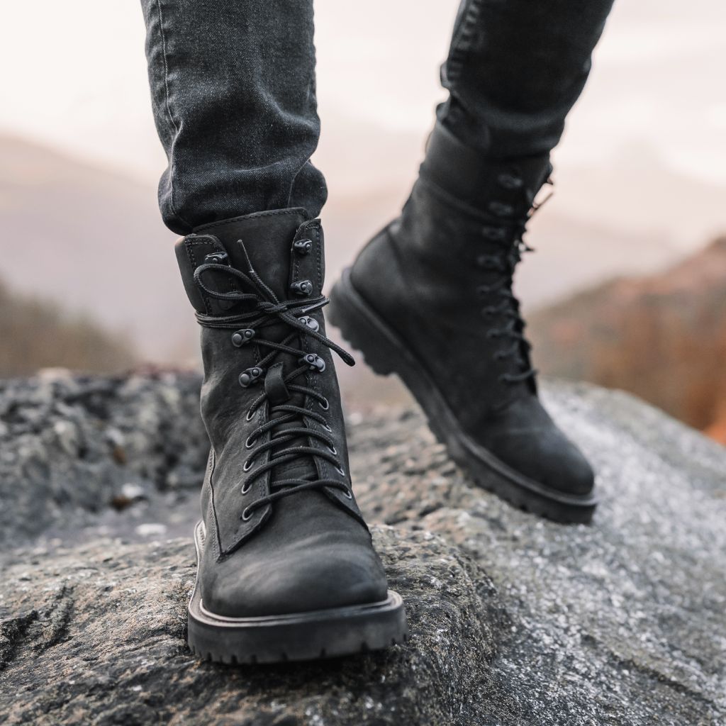How to Style Your Combat Boots - the gray details