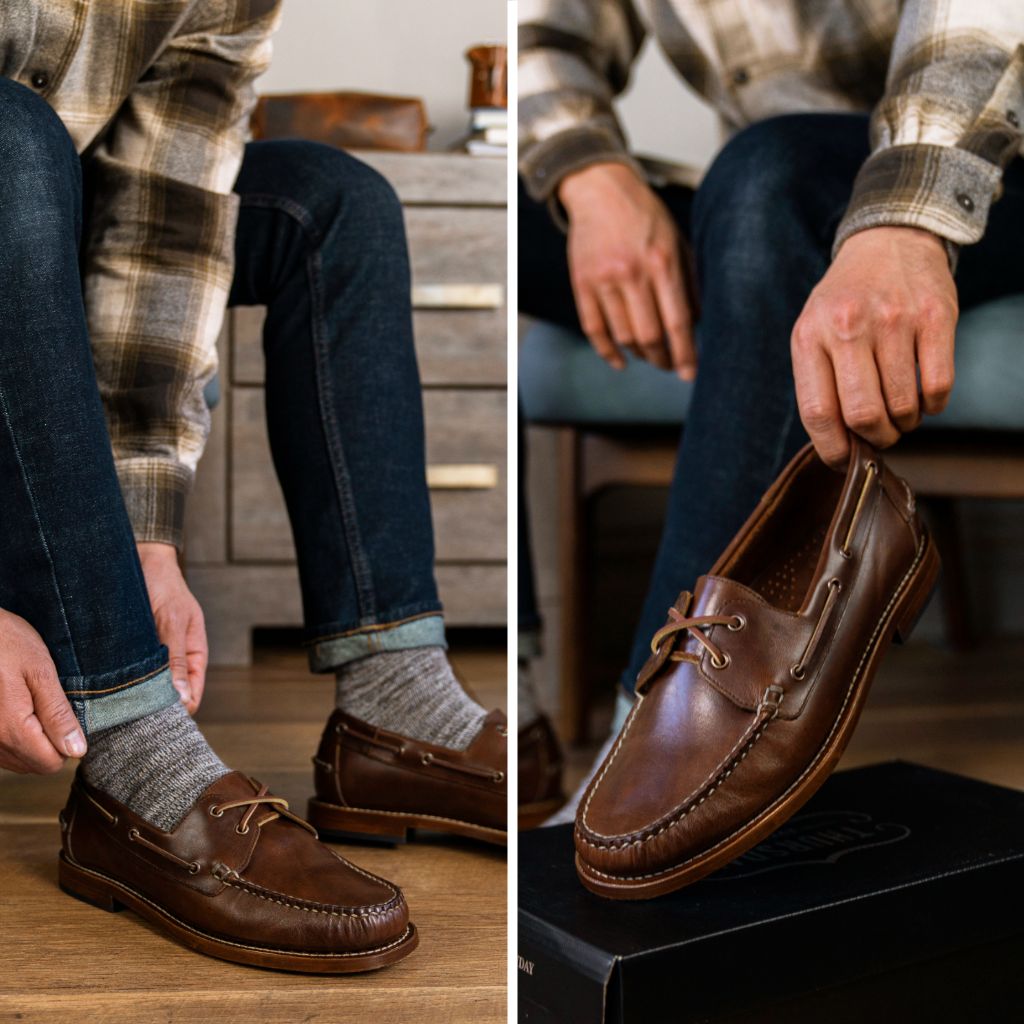 loafer handschuh Men's Handsewn Loafer In Brown Leather