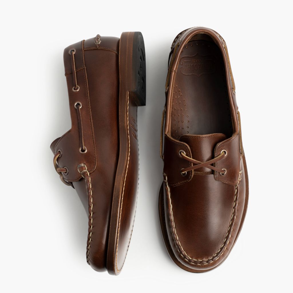 Men's Handsewn Loafer In Brown Leather - Thursday Men's Handsewn Loafer In Brown Leather - Thursday
