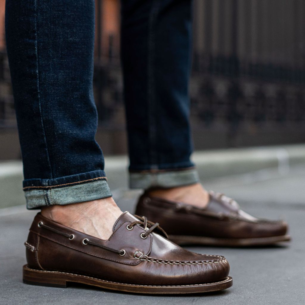 Men's Handsewn Loafer In Brown 'Chocolate' Leather - Thursday Men's Handsewn Loafer In Brown 'Chocolate' Leather - Thursday