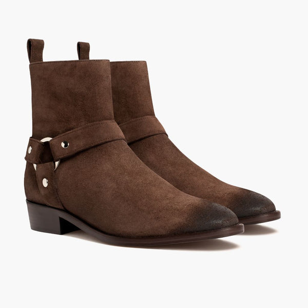 Harness | Dark Brown Suede