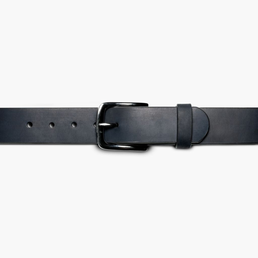 Thursday Boot Company Men's Heritage Leather Belt In Marino (Blue) Matte - Thursday Boots Thursday Boot Company Men's Heritage Leather Belt In Marino (Blue) Matte - Thursday Boots