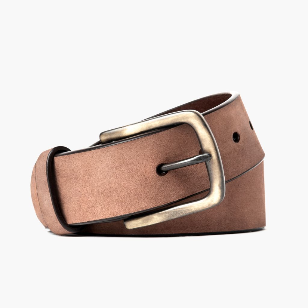 Men's Heritage Leather Belt In Tobacco Brown - Thursday Boot Company