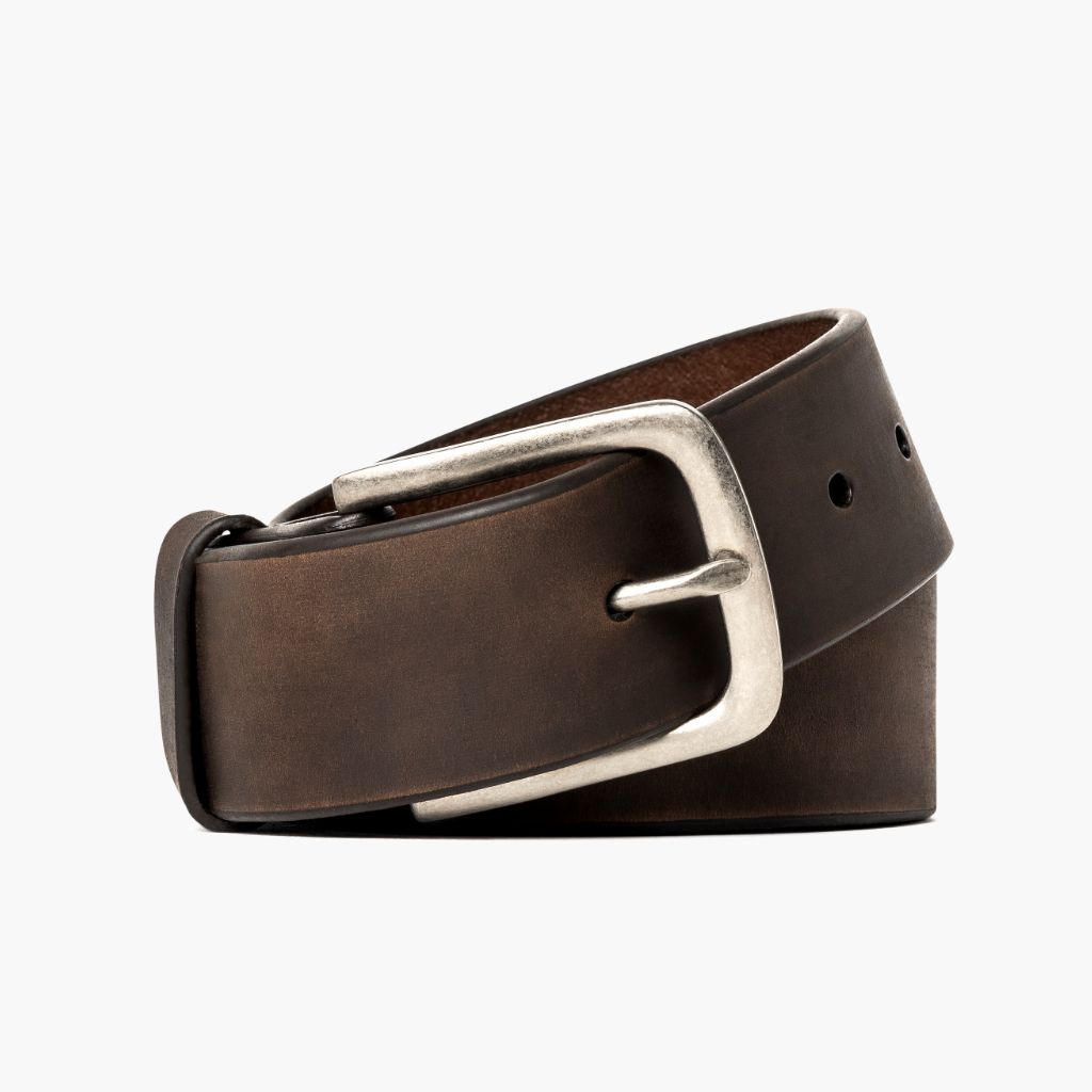 Men's Heritage Leather Belt In Tobacco Brown - Thursday Boot