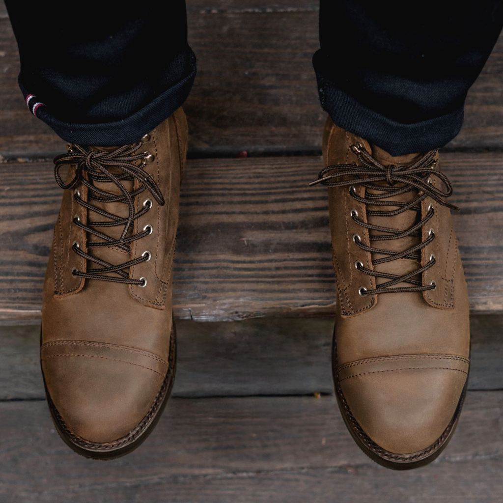 thursday boots tobacco Men's Heritage Captain Boot In Vintage Tobacco Leather