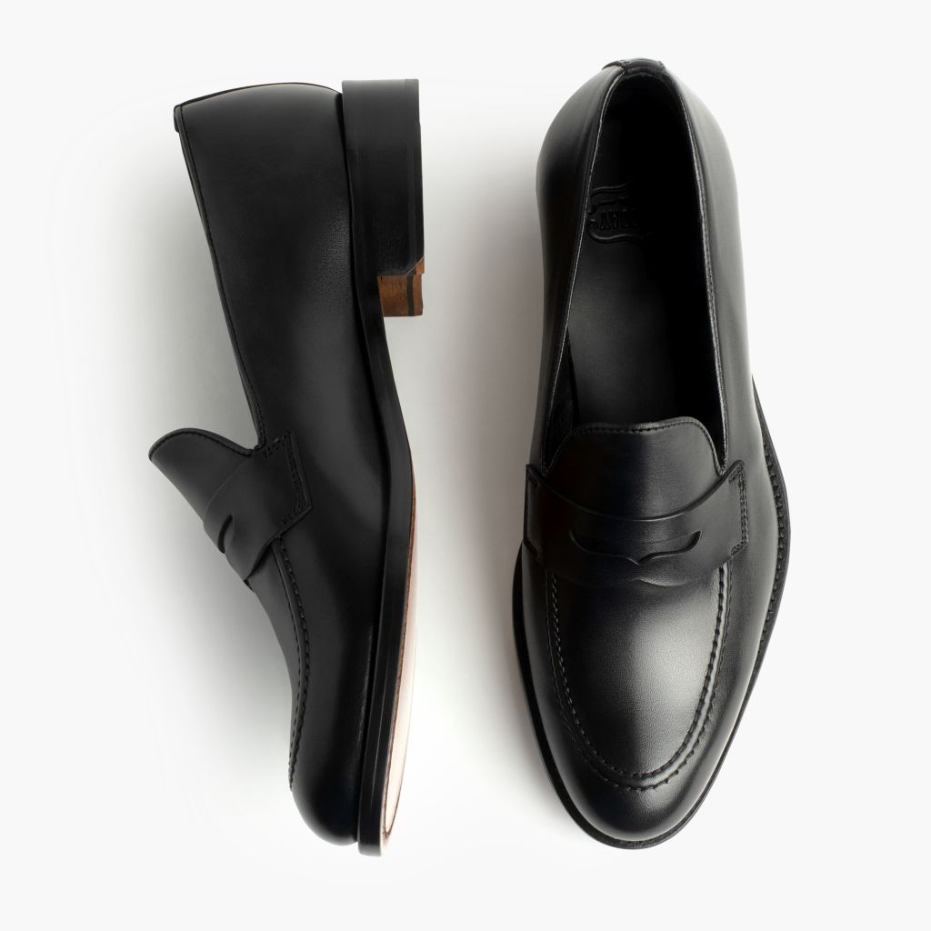 Thursday Lincoln Black Leather Penny Loafers for Men size 10 The Lincoln main image 4