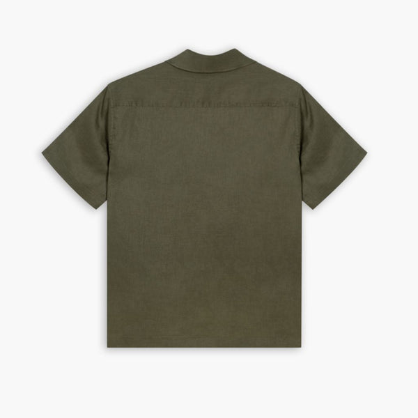 Linen Camp Shirt | Olive