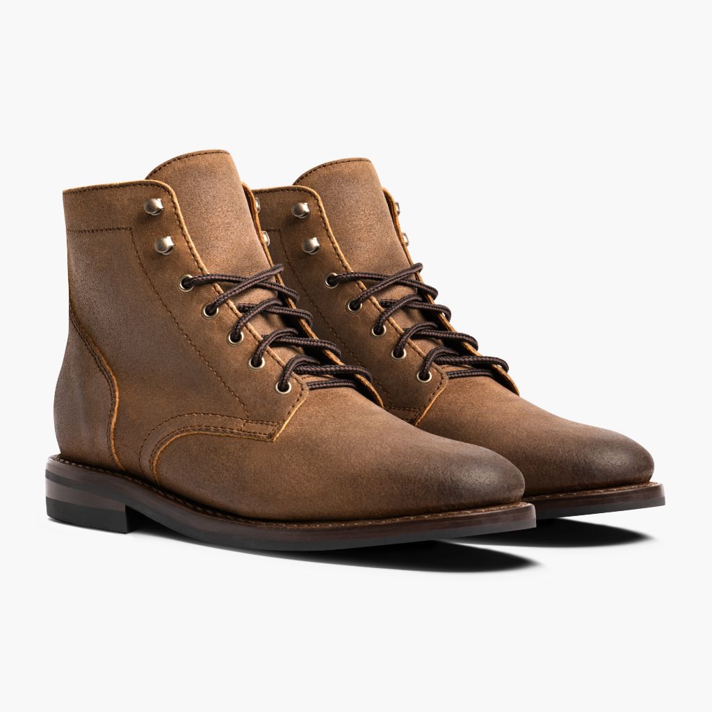 Men's President Lace-Up Boot In Amber Wheat - Thursday