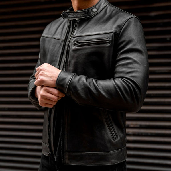 Loro Piana Roadster Villa D'Este Castorino-Lined Leather Coat | Designer  leather jackets, Mens designer fashion, Leather jacket