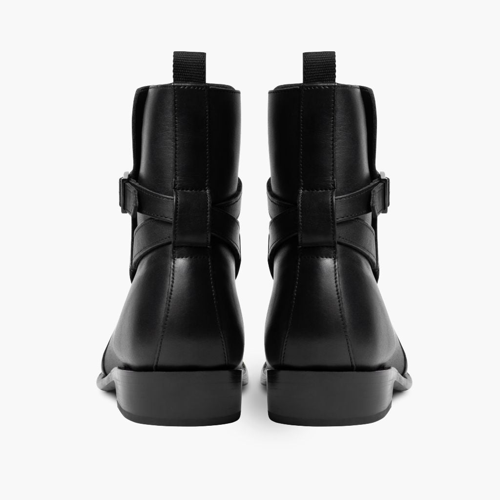 Men's Rogue Jodhpur Boot In Black Leather - Thursday Boot Company